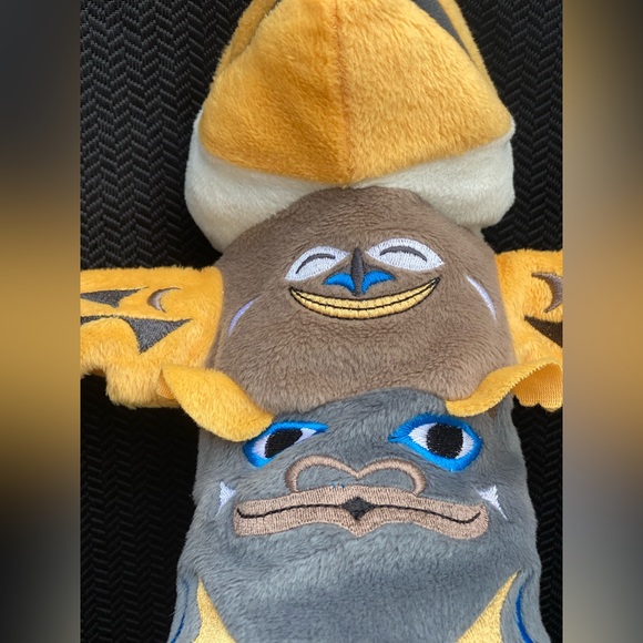 337-You Are Katawashishiw❤️ Sky The Eagle Bear & Mack The Octopus Totem Puppets - Picture 6 of 16